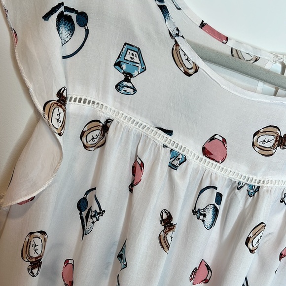 PARAPHRASE | Perfume Bottle Tank Ruffle Sleeves - Picture 2 of 10